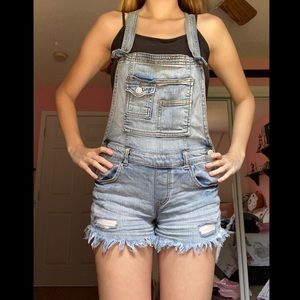 LIGHT BLUE SHORTALL OVERALLS 💙